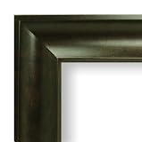 10 x 13 , 10x13 Brown picture frame with glass, backing, and hanging hardware
