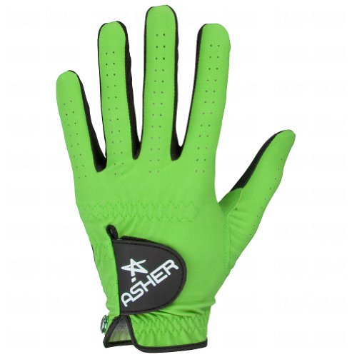 Mens Asher Golf Glove -- Electric Green