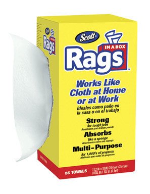 Kimberly Clark/ Scott #75240 85PK Boxed White Rag