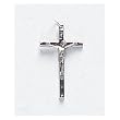 Small Crucifix - Pendant - 1 and 3/4in. Height - IMPORTED FROM ITALY