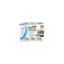 Fancy Feast Wet Cat Food, Marinated Morsels, Poultry & Beef Variety Pack, 3-Ounce Can, Pack of 24
