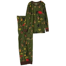 Hatley Boys 2-7 Camp All Over Print Pajamas