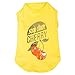 Blueberry Pet Cherry Soda Candy Cotton Dog Tank Top T Shirt in Sunshine Yellow, Back Length 12