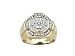 Nice 1/2 Ctw. Men's Genuine Diamond Yellow Gold Ring