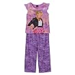 Girls' 2pc Hannah Montanna PJ Set - Purple