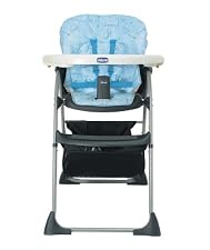 Chicco Happy Snack Highchair - Blue Scribble