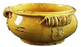 Napa Home & Garden Provencal 2-Inch by 14-Inch Decorative Ceramic Bowl with 3 Handles