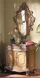 Fairfax Home Furnishings 260003 Designer Vanity with Brown Marble Top