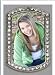 Custom Dogtag Photo Pendant Created From Your Favorite Photo (large 1.75"x 2.75") *Nickel Cubic*