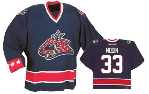 Buy MODIN #33 Columbus Blue Jackets CCM 550 Series Replica NHL Hockey Jersey (NHLPA Certified Custom...