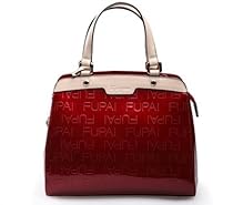 Hot Sale Elegant Women's Genuine Selected Patent Cow Leather Handbag Lady Girl Totes Hobo Hand Bag & Shoulder Bag ZF02 (Red)