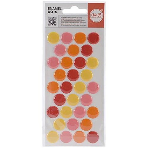 We r memory keepers enamel dots and shapes, warm dots, …