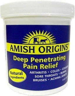 Special pack of 5 AMISH ORIGINS DEEP PENETRATING PAIN RELIEF 3.5 oz X 5