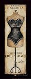 Paris Lingeries No 287 - Petite Art Poster PRINT Kimberly Poloson 4x10