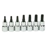 WILLIAMS 3/8" DR TAMPER RES TORX BIT SOCKET SET 7 PCS (31912) 3/8"ドライブ いじり防止トルクスビットソケットセット 7個 JHW319