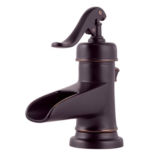 41TahdpGIpL Price Pfister 042 YP0Y Ashfield Single Handle 4 Inch Lavatory Faucet with Pop Up, Tuscan Bronze