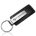 Ford Mustang Black Leather Key Chain
