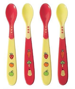 5-a-day Farm Weaning Spoons - 4pk