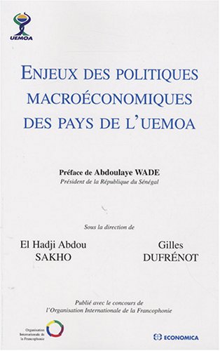 Enjeux des politiques macroéconomiques des pays de l'UEMOA