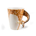Giraffe Handmade Coffee Mug (10cm x 8cm)