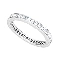 Platinum Channel set Diamond Eternity Wedding Band Ring (G-H/VS, 1 ct.)