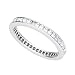 Platinum Channel set Diamond Eternity Wedding Band Ring (G-H/VS, 1 ct.)