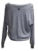 YogaColors Tri-Blend Light Weight Raglan Pullover BR394, Medium, Athletic Grey