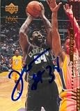 Robert Traylor Autographed/Hand Signed Basketball card (Cleveland Cavaliers) 2001 Upper Deck #267
