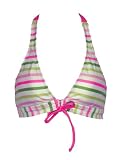 Espirit Pastel Striped Halter Swimsuit Top XS