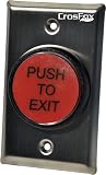 Crosfox CFX-RRPEB-5005 Round Red Push-To-Exit-Button