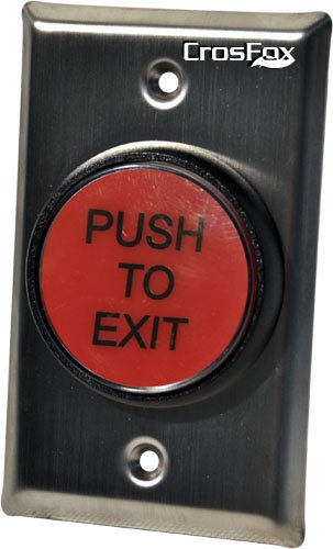 Crosfox CFX-RRPEB-5005 Round Red Push-To-Exit-Button