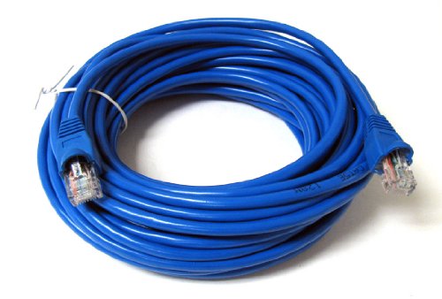 SoDo Tek TM RJ45 Cat5e Ethernet Patch Cable For DSN-6020 Expansion JBOD for DSN-6110/6410, 12 SATA/SAS Bays, 2U Rackmount, w/ Dual SAS Controllers - Blue - 25 ft