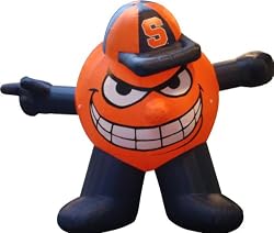 Huge 6' NCAA Syracuse Otto The Orange Inflatable Outdoor Yard Decoration