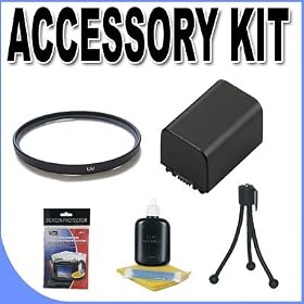 BP511 Lithium Ion Replacement Battery 37mm UV Filter BigVALUEInc Accessory Saver Bundle f ... by BigVALUEInc