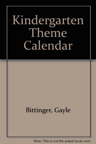 Kindergarten Theme Calendar