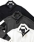 Apparel : Nautica Jeans Mock Turtleneck Stripe Sweater