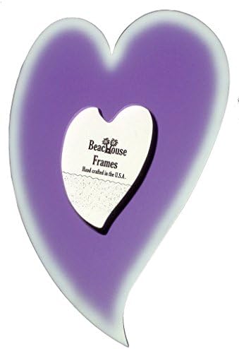 Lavender Heart Shaped Picture Frame