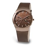 Skagen Mens Swiss Multi-Function Brown Leather Watch #583XLRLM by Skagen