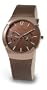 Skagen Men's 583XLRLM Swiss Multi-Function Brown Leather Watch