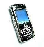 Blackberry 8100 Pearl Transparent Clear Snap on Shell Housing Case w/ Belt Clip