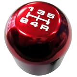 10x1.25mm Thread 5 speed Type-R Shift Knob in Red Billet Aluminum for Mazda 3 Miata... by VMS Racing