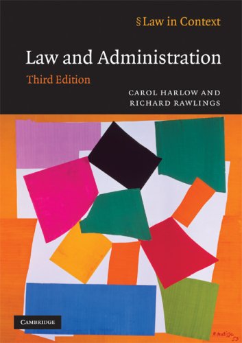 Law and Administration (Law in Context) by Carol HarlowRichard Rawlings