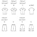 BUTTERICK PATTERNS Boy's Shirt & Shorts, Size 2-3-4-5 (B3475020)