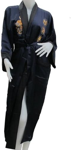 CHINESE BATH ROBE WITH REALLY BIG DRAGON IN BOTH SIDE