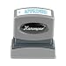 Xstamper One-Color Title Message Stamp, Approved, Pre-Inked/Re-Inkable, Blue (1008)