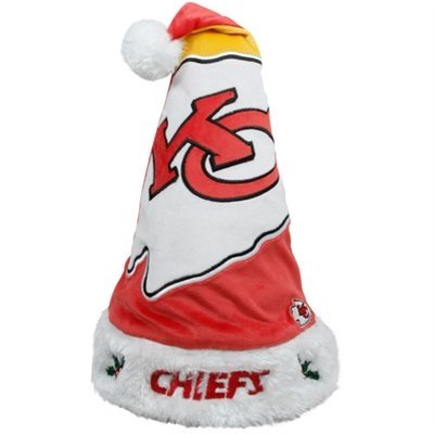 Kansas City Chiefs 2011 Colorblock Runoff Plush Santa Hat