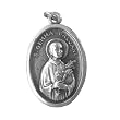 St. Gemma Galgani Medal 20" Steel Chain