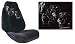 Dachschund Trio Car Truck SUV Silhouette Print Seat Covers Dog 2 Black Universal Vehicle Bucket Seatcovers