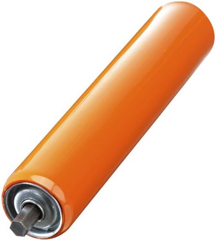 VinylGuard 31-CVF-2500O PVC Heat Shrink FDA Conveyor Roller Cover, 2-1/2" Diameter x 5' Length, Orange (Pack of 10)