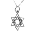 Sterling Silver Star of David Necklace